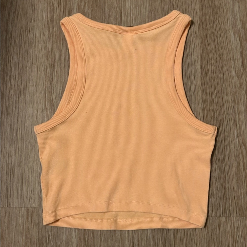 H&M Orange Ribbed Tank Top - Picture 2 of 3